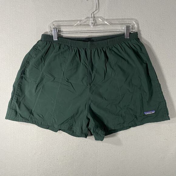 Patagonia Shorts Baggies Swim Trunks Mesh Lined Green Mens Size XL Vintage - Picture 1 of 6